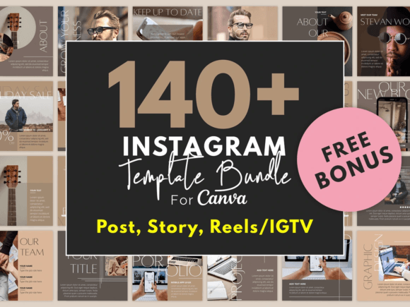 Download 140 Instagram Boost Bundle Canva Bundle - Insta Collection