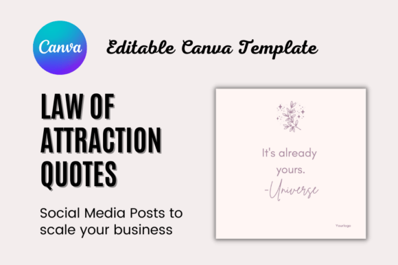 Download Manifestation Quote Instagram Post Canva - Insta Collection