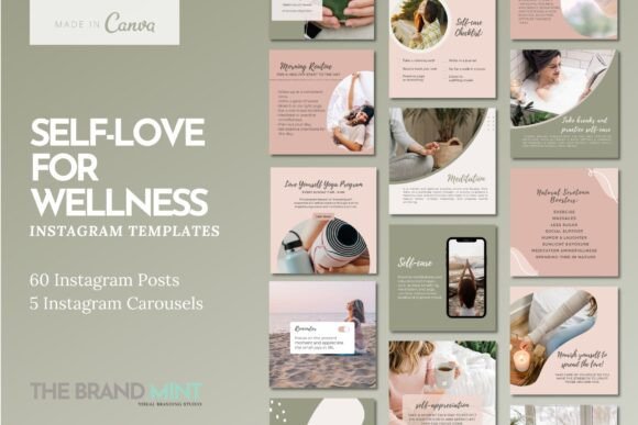 Download Self-love and Wellness Instagram Templates - Insta Collection