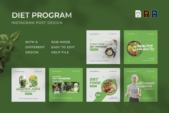 Download Diet Program - Instagram Post - Insta Collection
