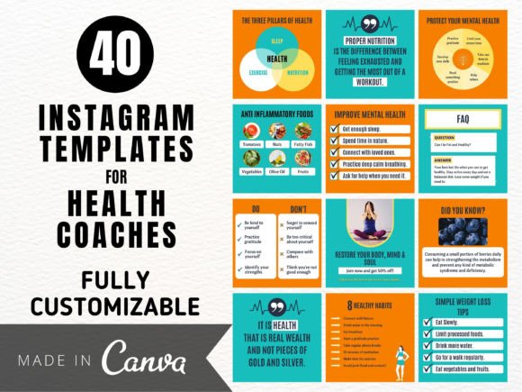 Download Health and Wellness Instagram Templates - Insta Collection