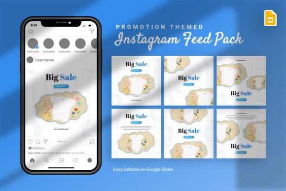 Download Instagram Feed - Promotion Google Slides - Insta Collection