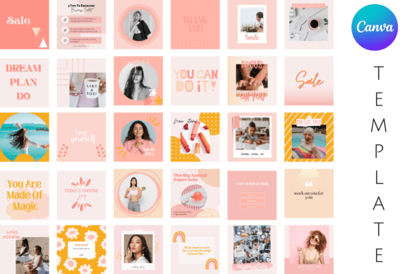 Download Instagram Templates Canva Pastel Colors - Insta Collection