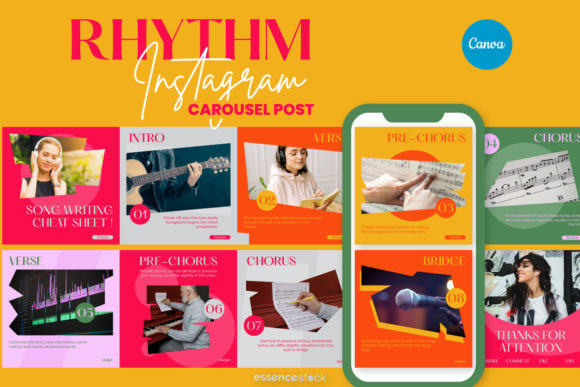 Download Event Music Colorful Instagram Carousel - Insta Collection