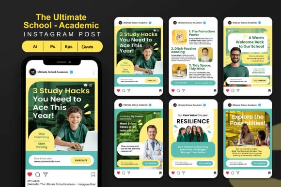 Download School/Academic - Instagram Post - Insta Collection