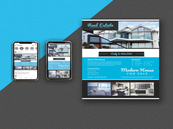 Download Real Estate Flyer and Instagram Post - Insta Collection