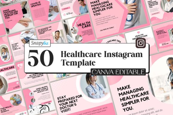 Download Healthcare Instagram Canva Templates - Insta Collection