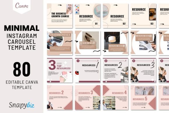 Download Instagram Carousel Canva Post Template - Insta Collection