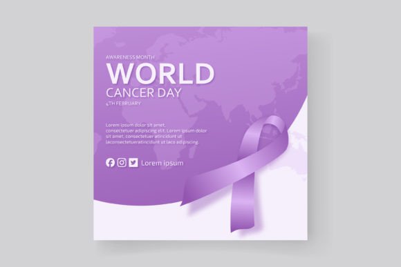 Download World Cancer Day Flat Design Background - Background Collection
