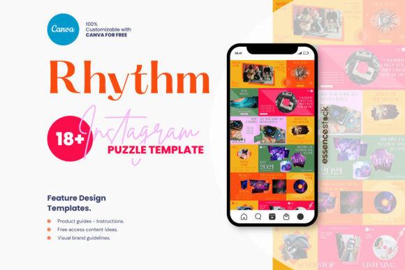 Download Event Music Colorful Instagram Puzzle - Insta Collection