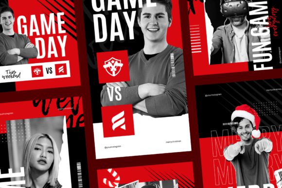 Download Christmas Esports Instagram Template - Insta Collection
