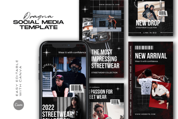 Download Dragna Hype Fashion Instagram Template - Insta Collection