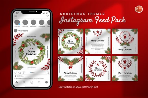 Download Instagram Feed - Christmas Template - Insta Collection