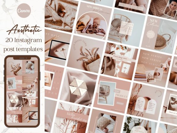 Download Aesthetic Brand Instagram Post Templates - Insta Collection