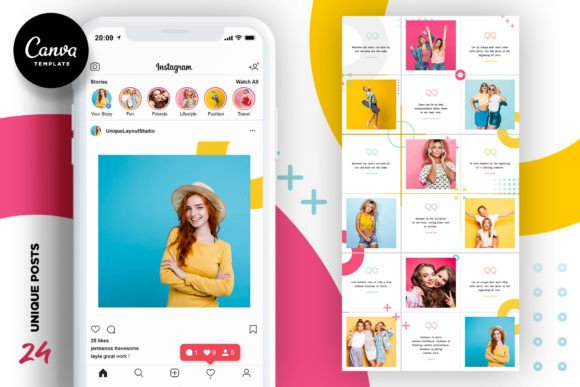 Download COLORFUL | Instagram Canva Template - Insta Collection
