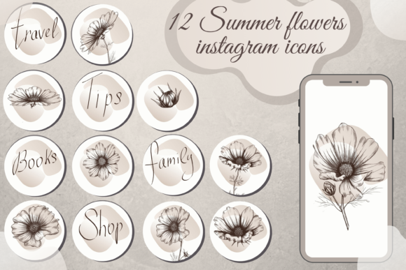 Download Flower Instagram Story Highlight Icons - Insta Collection