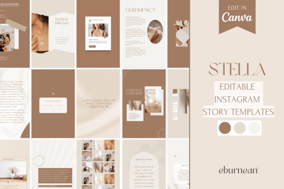Download Boho Instagram Story Templates Canva - Insta Collection