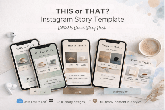 Download This or That Instagram Story Templates - Insta Collection