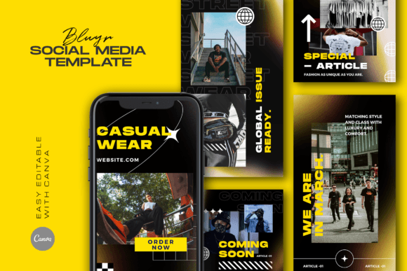 Download BLYUR Hype Fashion Instagram Template - Insta Collection
