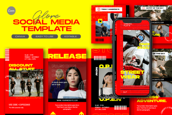 Download Glore Fashion Instagram Template - Insta Collection