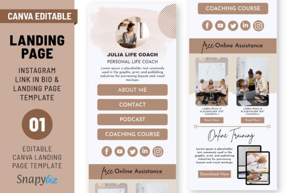 Download Free Landing Page for Instagram - Insta Collection