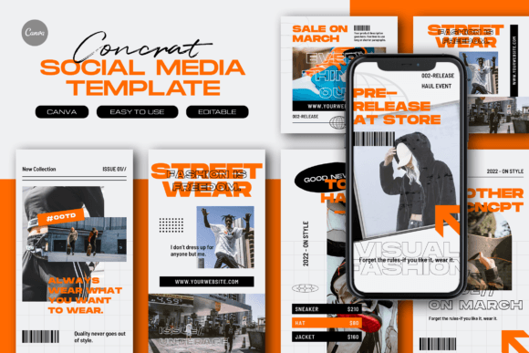 Download Concrat Fashion Instagram Template - Insta Collection