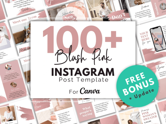 Download Blush Pink Beauty Instagram Template - Insta Collection