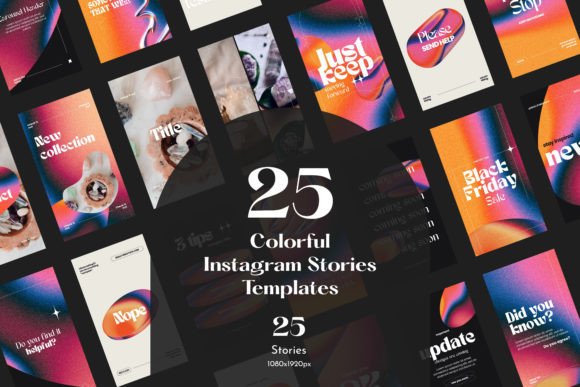 Download Colorful Instagram Stories in Canva - Insta Collection