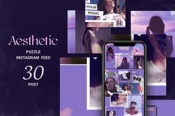 Download Aesthetic Puzzle Instagram Feed - Insta Collection