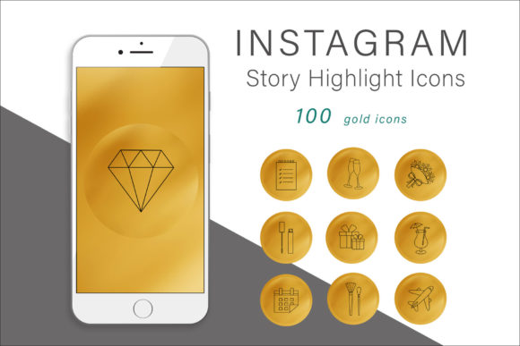 Download Gold Instagram Story Highlight Icons - Insta Collection