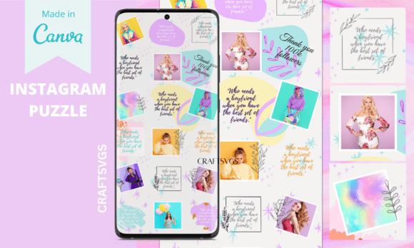 Download Canva Colorful Instagram Puzzle Template - Insta Collection