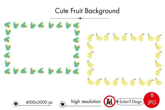Download Fruit Frame Background ( 8 JPG) - Background Collection
