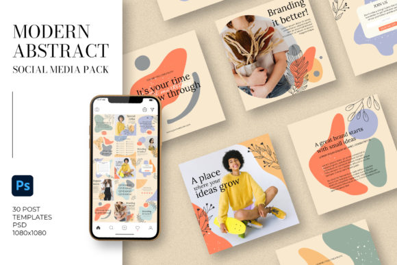 Download Modern Abstract Insta Pack | PS - Insta Collection