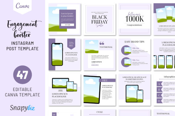 Download Engagement Booster Instagram Template - Insta Collection