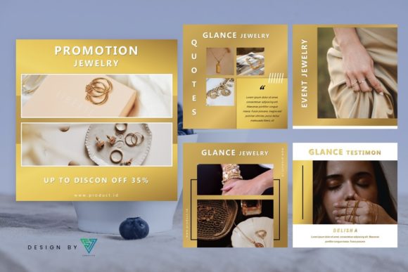 Download Template Instagram Business - #Jewelry7 - Insta Collection