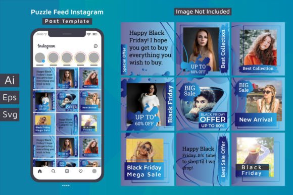 Download Instagram Puzzle Template - Insta Collection